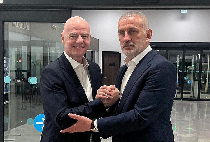 FIFA Başkanı Gianni Infantino, açılış töreni için İstanbul'da