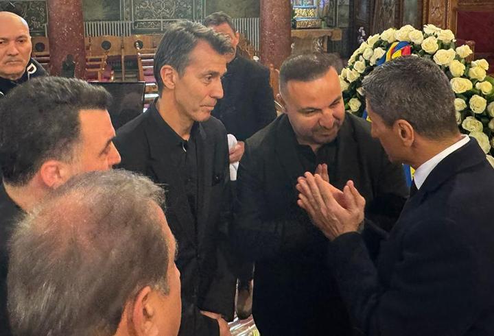 Bülent Korkmaz ve Hakan Ünsal, Lucescu'nun cenaze törenine katıldı