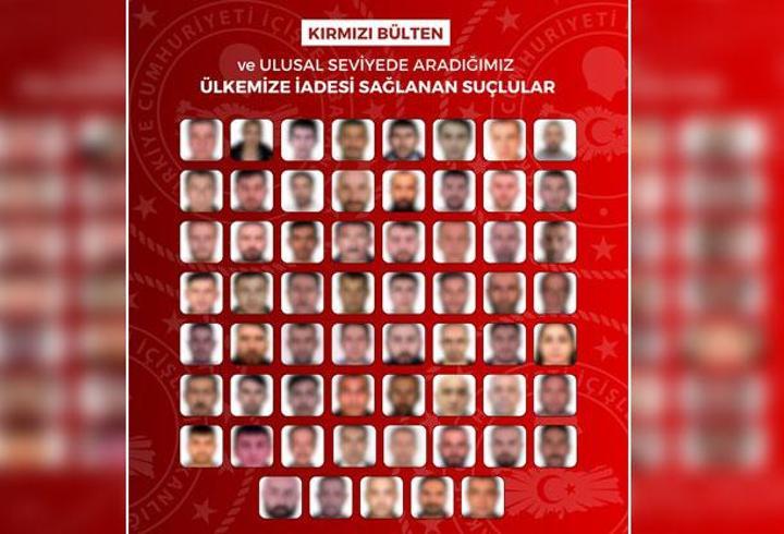 SON DAKİKA... Aranan 61 suçlu Türkiye'ye getirildi