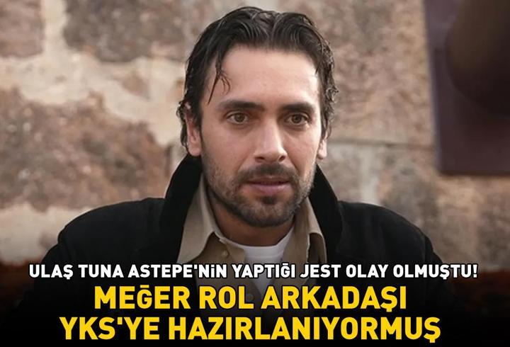 Taşacak Bu Deniz'in yıldızına destek mesajları! Meğer Ulaş Tuna Astepe'nin rol arkadaşı YKS'ye hazırlanıyormuş!