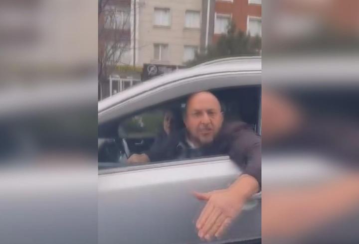 Trafikte korku dolu anlar: "ABİ ÇOCUĞUM VAR N'OLUR"