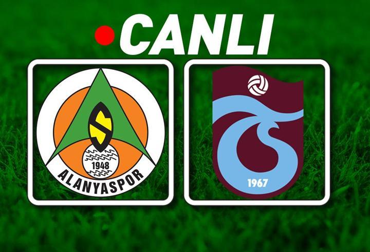 Alanyaspor - Trabzonspor maçına doğru! Muhtemel 11'ler...