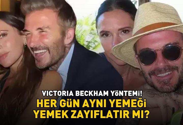 Victoria Beckham yöntemi! Her gün aynı yemeği yemek zayıflatır mı? O araştırma ortaya koydu!