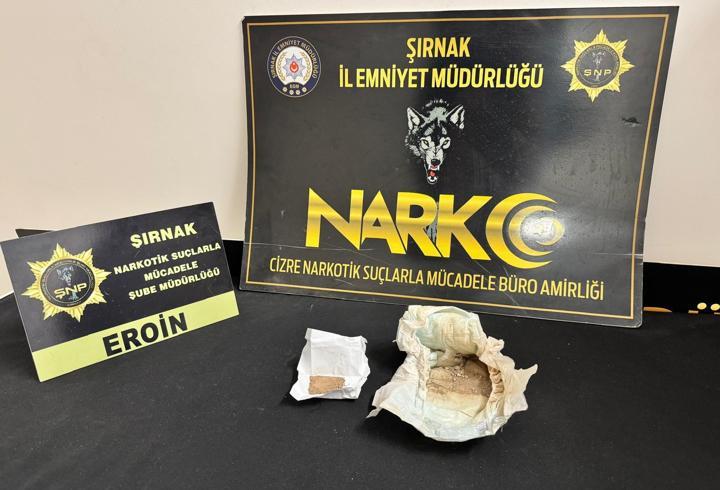 Şırnak'ta çocuk bezi içerisinde uyuşturucu ele geçirildi: 1 gözaltı