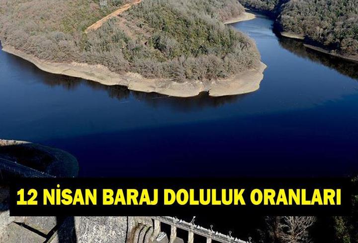 BARAJ DOLULUK ORANLARI 12 NİSAN: İstanbul, Ankara, İzmir, Bursa barajlarının doluluk oranı ne? Ömerli, Tahtalı, Akyar barajında son durum...