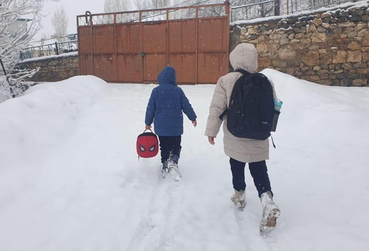 Van'da kar yağışı; 93 yerleşim yeri ulaşıma kapandı