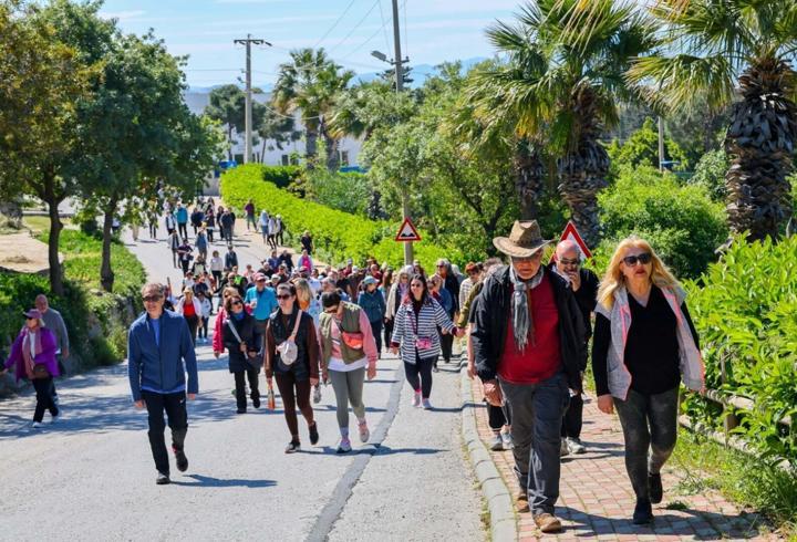 Bodrum'da kültür ve doğa yürüyüşlerinin rotası; 'Kadıkalesi' oldu