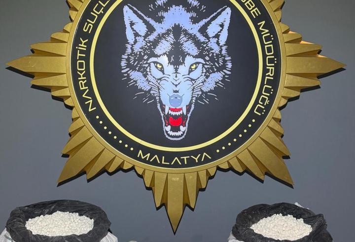 Malatya'da 3 kilogram metamfetamin ele geçirildi