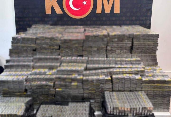 Mardin’de 10 bin 750 paket kaçak sigara ele geçirildi