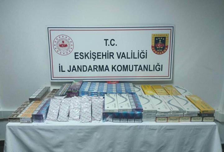 Eskişehir’de 856 paket kaçak sigara ele geçirildi