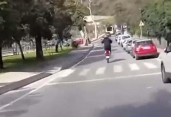 "Akrobatik" motosikletçiye para cezası