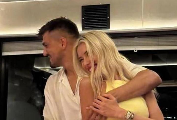 Cengiz Ünder ile Bilge Yenigül evlilik yolunda ilk adımı attı! Nişan kareleri gündem oldu