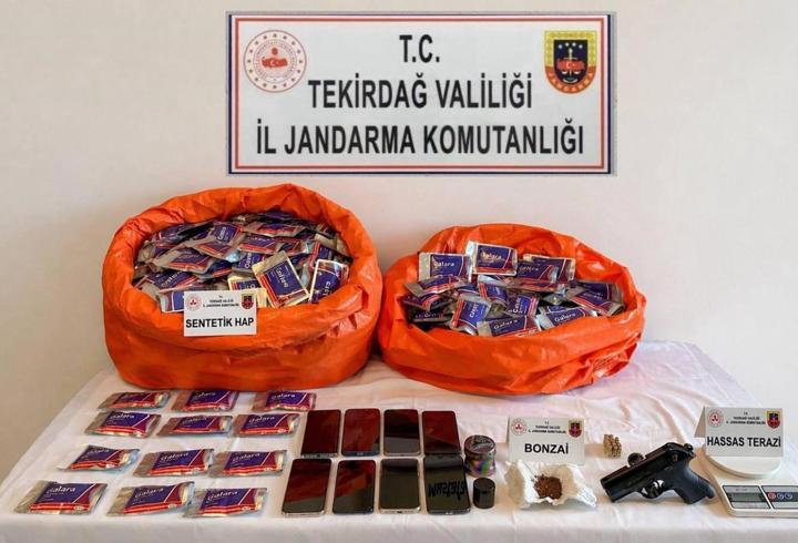 Tekirdağ'da uyuşturucu operasyonunda 8 tutuklama