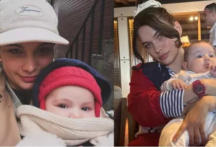 Beste Kökdemir’den aile pozu! Oğlu Güneş’in son hali büyük ilgi gördü