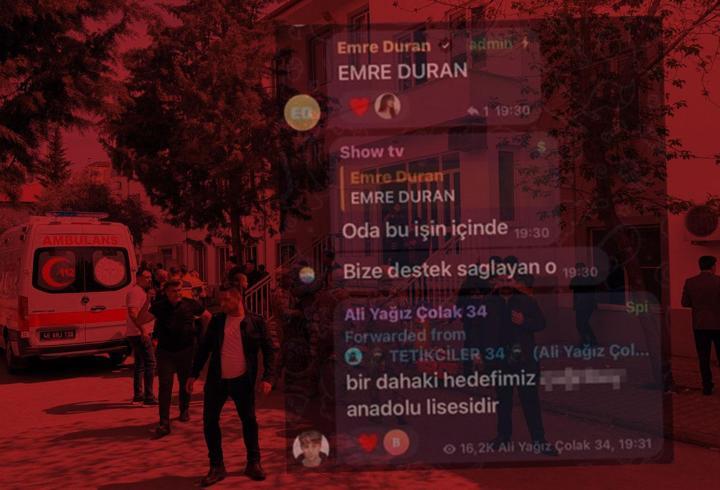 İstanbul'daki okula silahlı saldırı yazışması: 6 çocuk gözaltına alındı | 100 bin üyeli C31K grubu kapatıldı