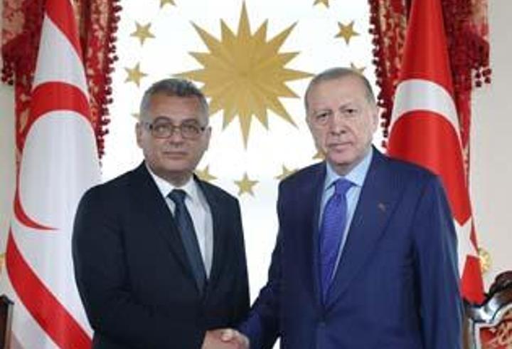 Cumhurbaşkanı Erdoğan, Erhürman ile bir araya geldi