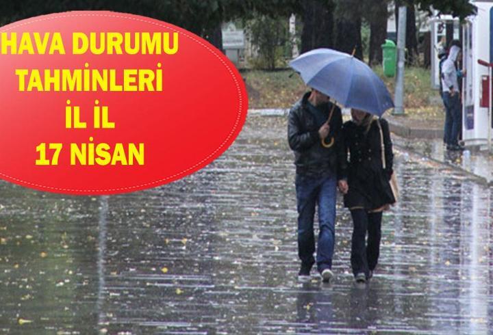 17 Nisan hava durumu tahminleri: İstanbul, Ankara, İzmir'de yağmur var mı? Meteoroloji duyurdu: Hafta sonu yurtta yağışlı hava geliyor!