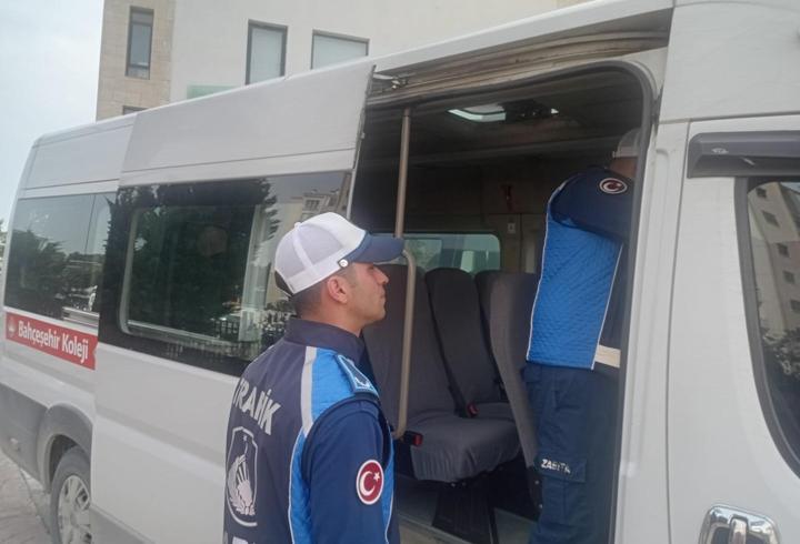 Antakya’da öğrenci servisleri denetlendi