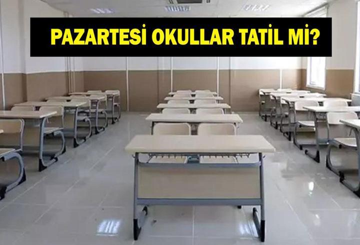 Pazartesi okullar var mı yok mu? 20 Nisan 2026 Pazartesi okullar tatil mi? İstanbul, Ankara, İzmir, Kahramanmaraş, Şanlıurfa'da okullar tatil mi edildi?