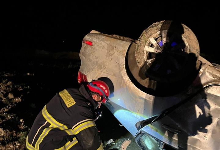 Otomobil takla attı; 1 ölü, 3 yaralı