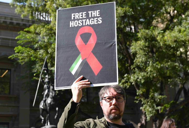 Avustralya'da "Filistinli Esirler Günü" dolayısıyla protesto düzenlendi