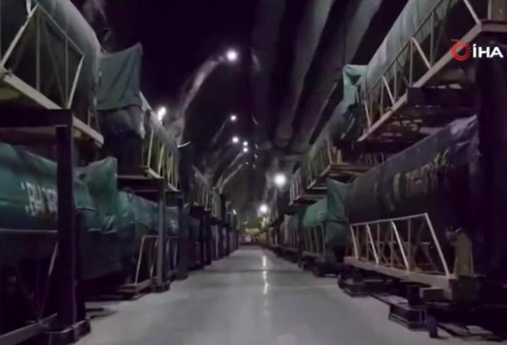 Devrim Muhafızları komutanı video yayınladı: İşte İran'ın yer altı tesisleri
