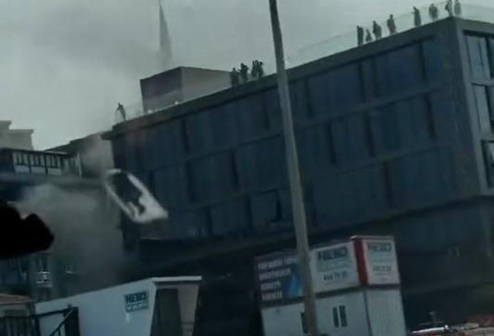 Pendik'te iş yerinde yangın -1