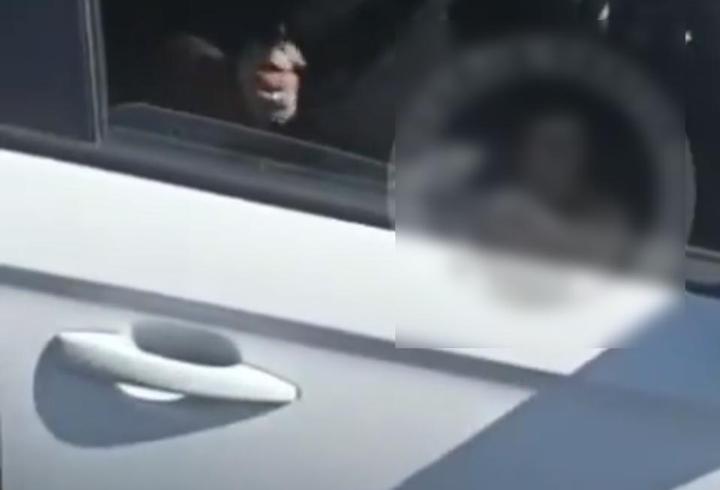 Eşinin evini kurşunlayan kocanın trafikte bıçaklı tartışma görüntüleri ortaya çıktı