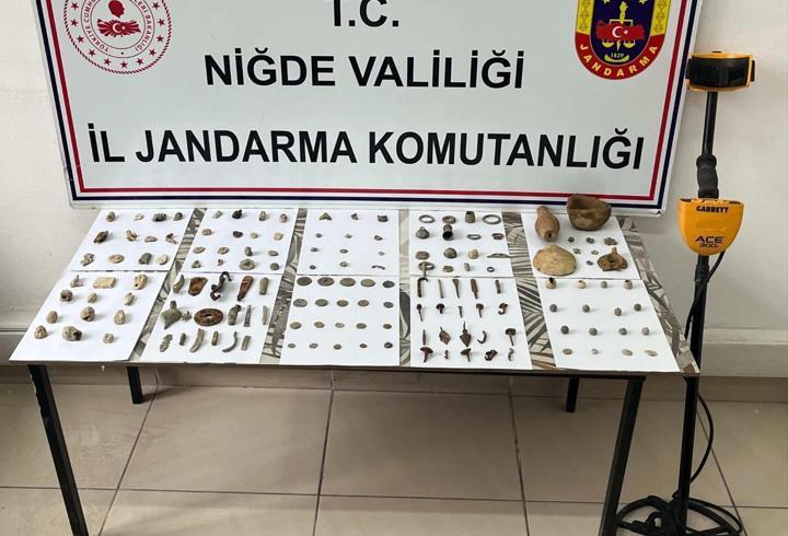 Niğde'de tarihi eser kaçakçılığı operasyonu