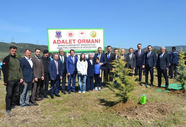 Şehit İnfaz ve Koruma Memuru Cengiz Yiğit anısına hatıra ormanı oluşturuldu