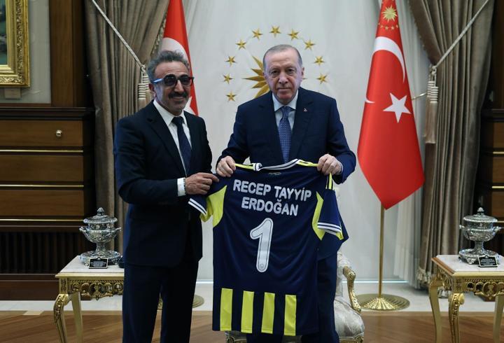 Cumhurbaşkanı Erdoğan, iş insanı Ulukaya'yı kabul etti