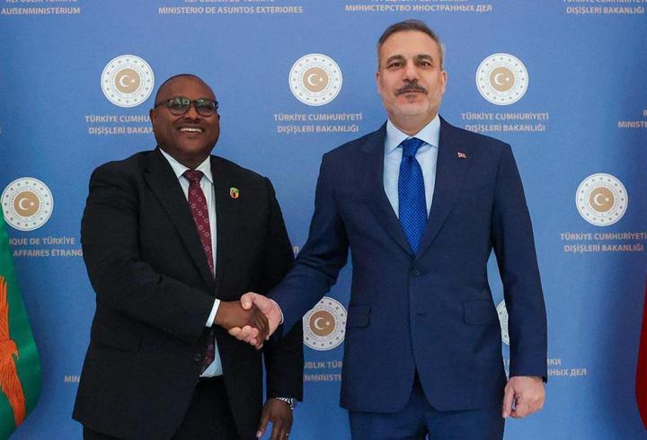 Dışişleri Bakanı Hakan Fidan, Zambiya Dışişleri Bakanı ile bir araya geldi