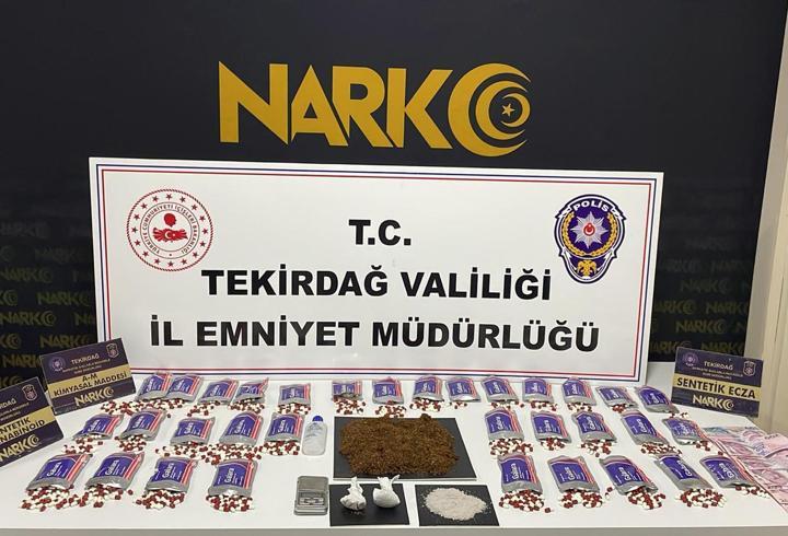 Tekirdağ'da uyuşturucu operasyonunda 10 tutuklama