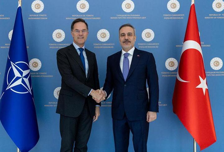 Hakan Fidan, NATO Genel Sekreteri Rutte ile görüştü