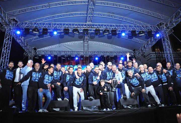 2. Lig'e yükselen Kütahyaspor, şampiyonluğu Murat Kekilli ile kutladı