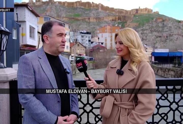 Bayburt Valisi Mustafa Eldivan CNN TÜRK'te