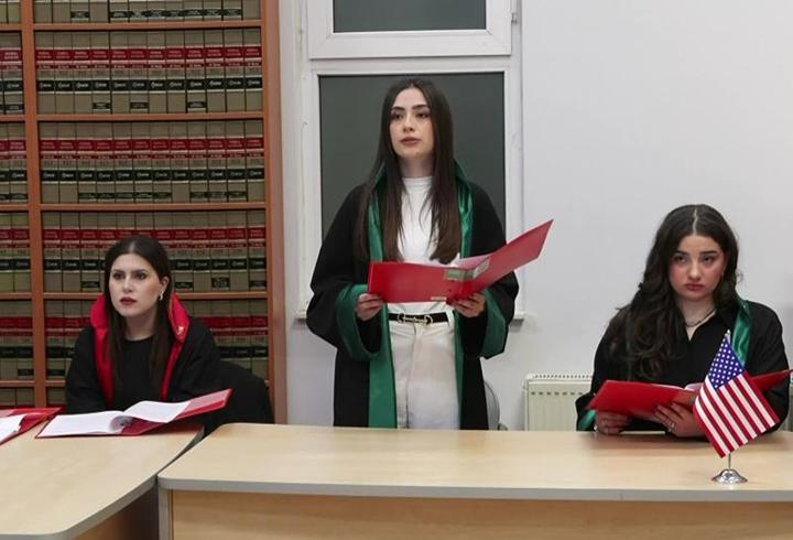 Hukuk öğrencileri Adalet Divanı'nı canlandırdı