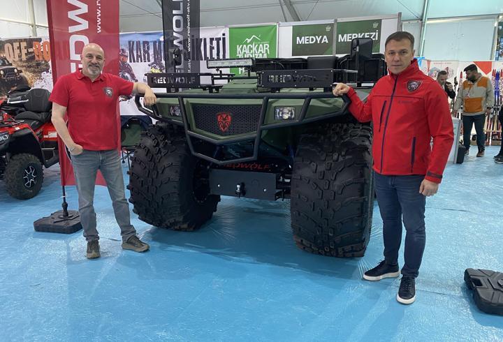 Rusya’da gördüler, Türkiye’de ürettiler; dev ATV suda yüzüyor, dağları aşıyor