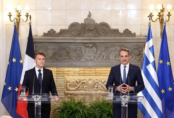 Yunanistan’da gündem, Macron’un ziyareti! “Fransa’ya güvenilmez”