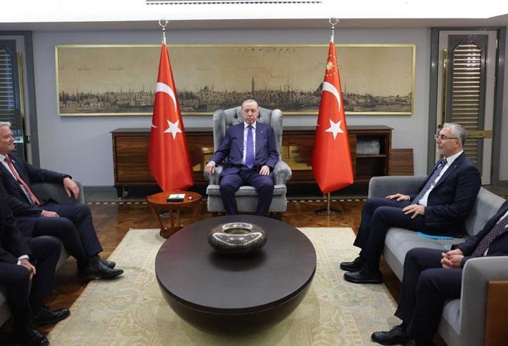 Cumhurbaşkanı Erdoğan, OECD Genel Sekreteri ile görüştü