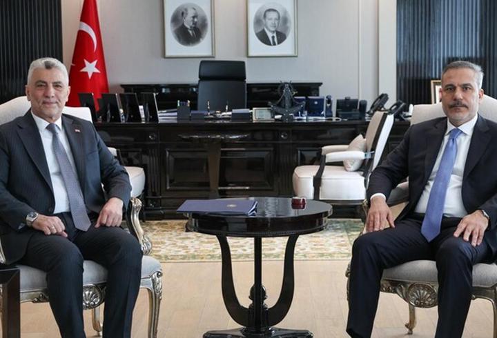 Dışişleri Bakanı Hakan Fidan, Ticaret Bakanı Ömer Bolat ile görüştü