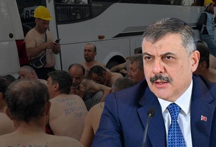 Ankara'da eylem yapan maden işçilerinin sorunları bitiyor! İçişleri Bakanı Çiftçi açıkladı