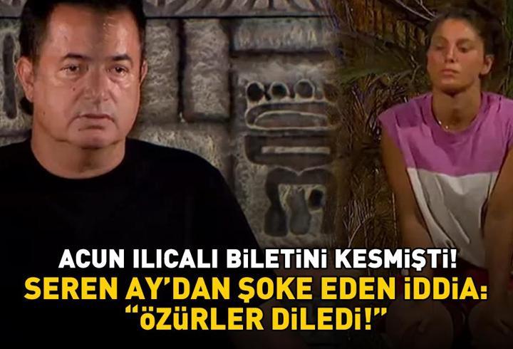 Acun Ilıcalı biletini kesmişti! Survivor'dan diskalifiye olan Seren Ay Çetin'den bomba iddia: 'Özürler diledi'