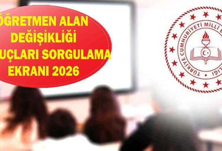 Öğretmen alan değişikliği sonuçları nasıl sorgulanır? MEBBİS e-Devler öğretmen alan değişikliği sonuçları sorgulama ekranı