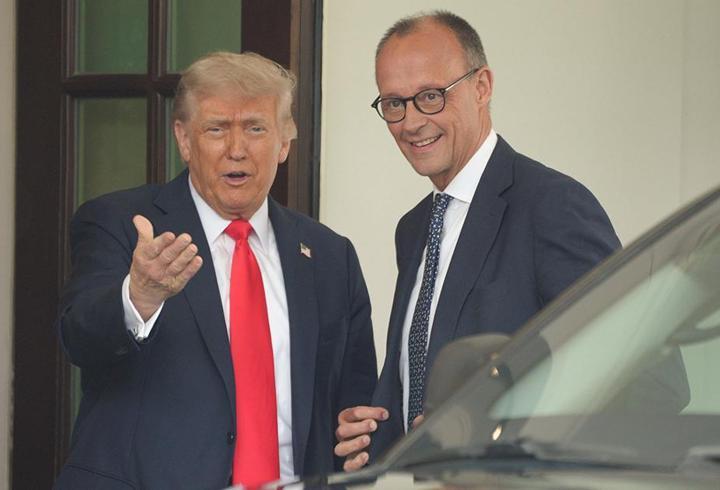 Trump’tan Merz’e: Ne konuştuğunu bilmiyor