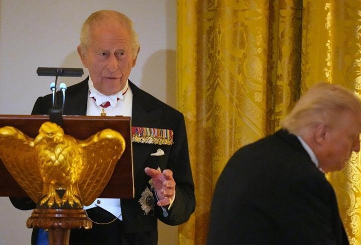 Kral Charles, Trump'ın yüzüne söyledi: "Biz olmasaydık Fransızca konuşuyor olurdunuz".... Salonda kahkahalar koptu!