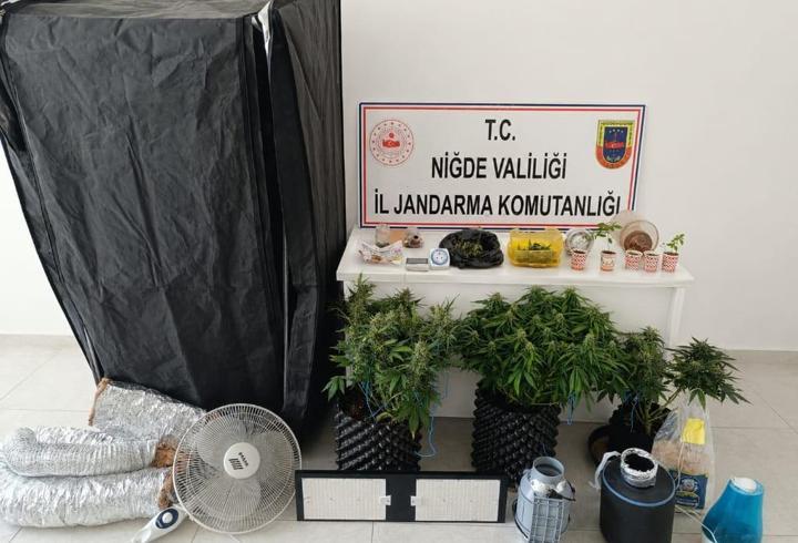 Niğde’de uyuşturucu operasyonu: 4 gözaltı