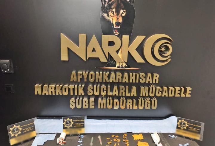 Afyonkarahisar emniyetinden narkotik operasyonları