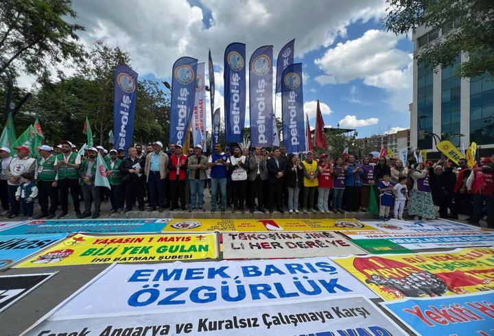 Batman'da 1 Mayıs kutlandı