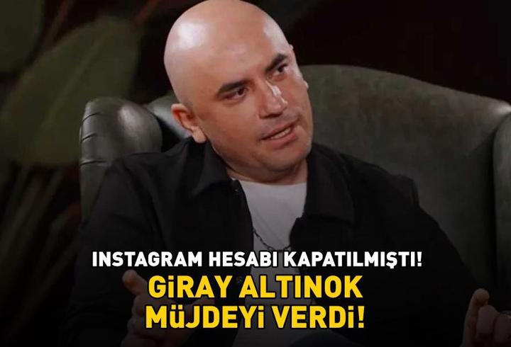 Instagram hesabı kapatılmıştı! The Traitors Türkiye'nin sunucusu Giray Altınok müjdeyi verdi!